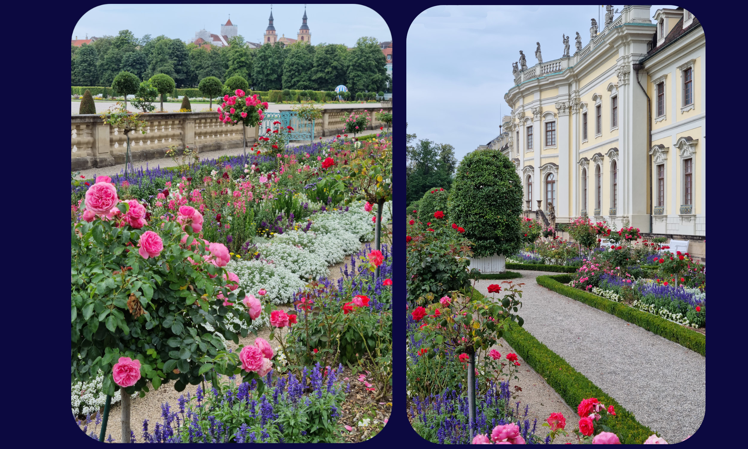 Bluehendes Barock Friedrichsgarten, Vorgarten, Mathildengarten